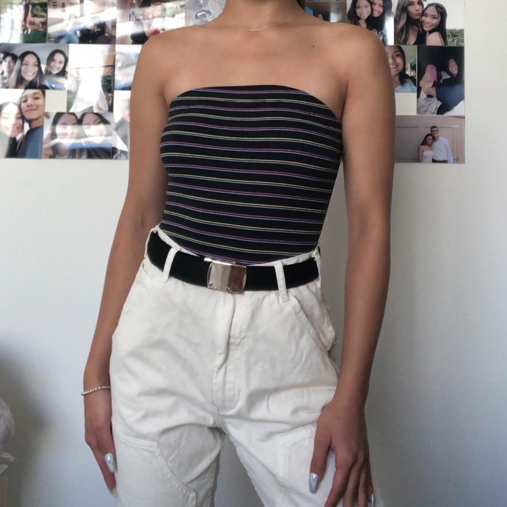 urban outfitters striped bodysuit